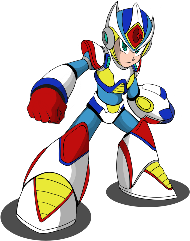 Giga Armor Megaman X2 By Am05 On Deviantart - Megaman X2 Giga Armor (795x1004), Png Download