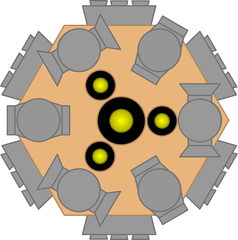 Diepmonsassafras Supreme - Diep Io Supreme Tank (779x785), Png Download