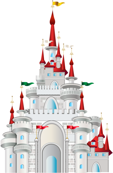 Castle Clipart Clip Art - Clip Art White Castle (389x600), Png Download