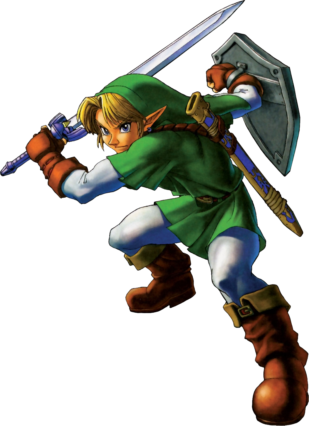 The Legend Of Zelda Clipart Fairy Navi - Link Ocarina Of Time (1070x1472), Png Download