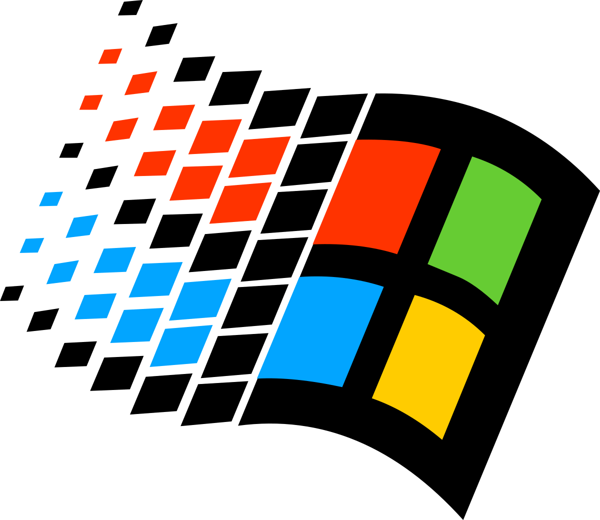 Windows 95 Logo (1200x1040), Png Download