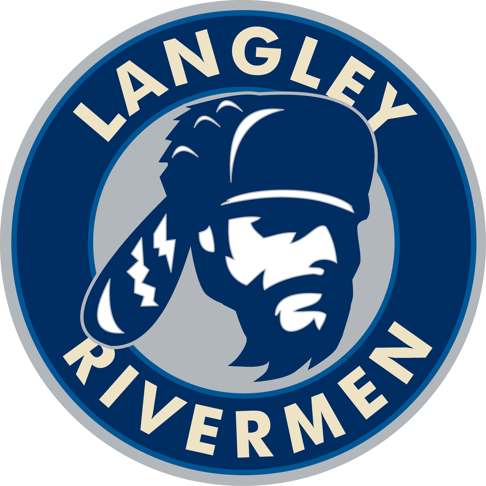Langley Rivermen - Langley Rivermen Logo (1839x1839), Png Download