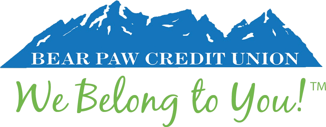 Bear Paw Credit Union Logo - Bear Paw Credit Union (1082x427), Png Download