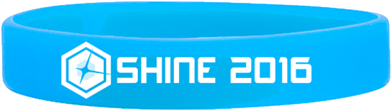 Shine 2016 Wristband - Bowl (580x278), Png Download