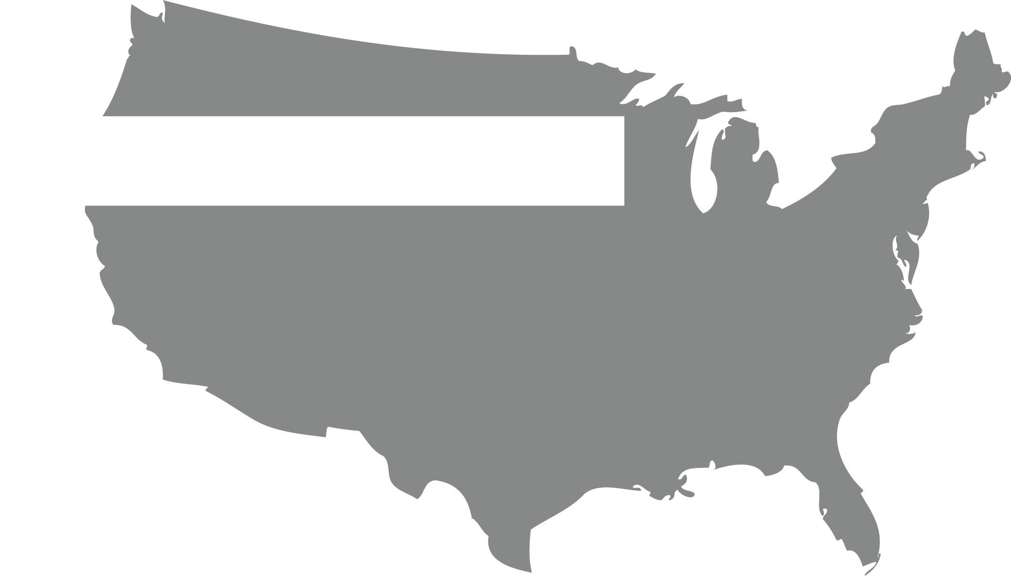 Contact Us - United States Vector Png (2084x1188), Png Download