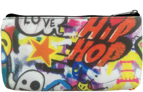 Picture Of Emoji Graffiti Pencil Case - Pencil Case (550x550), Png Download