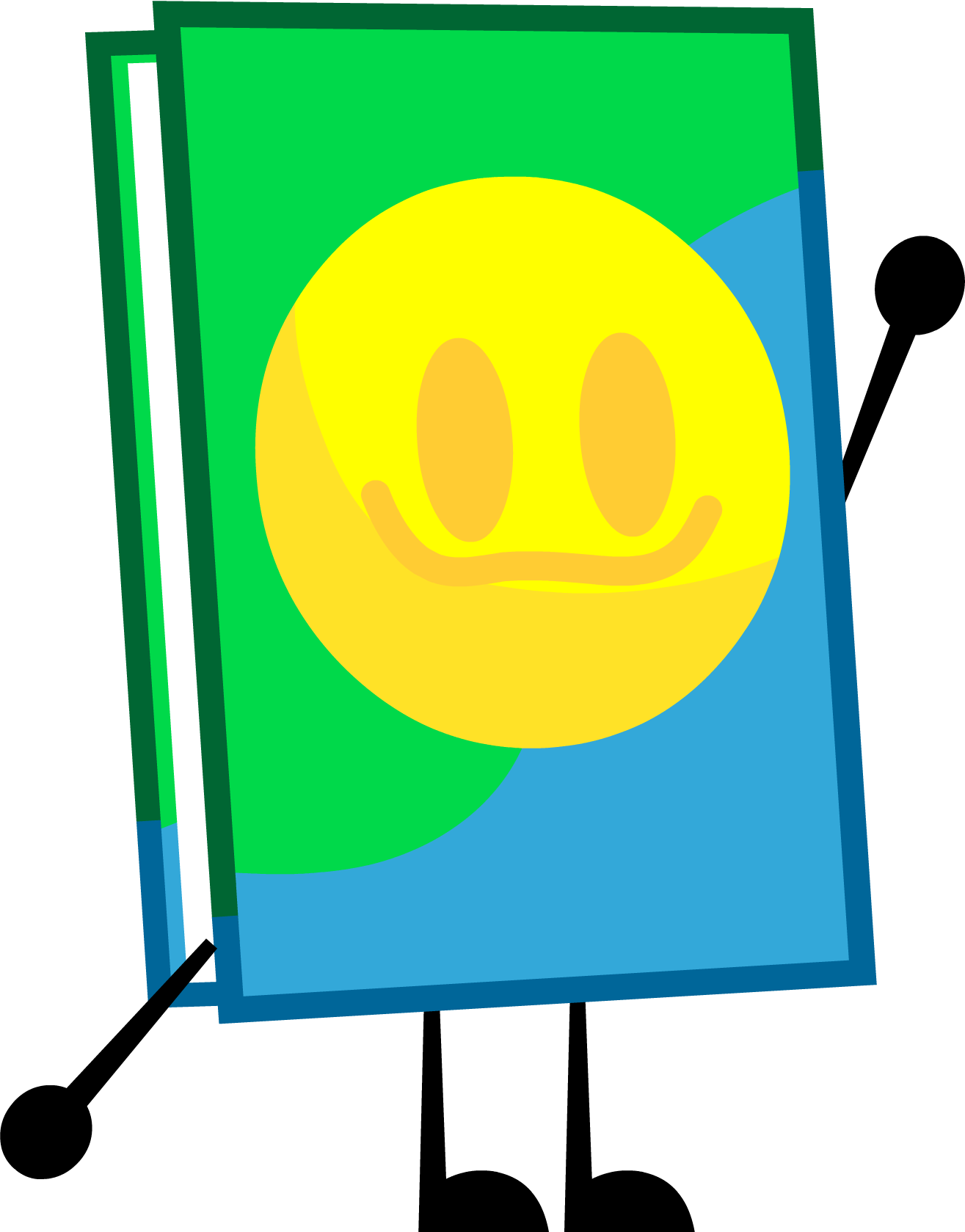 Book With An Emoji Face (1315x1679), Png Download
