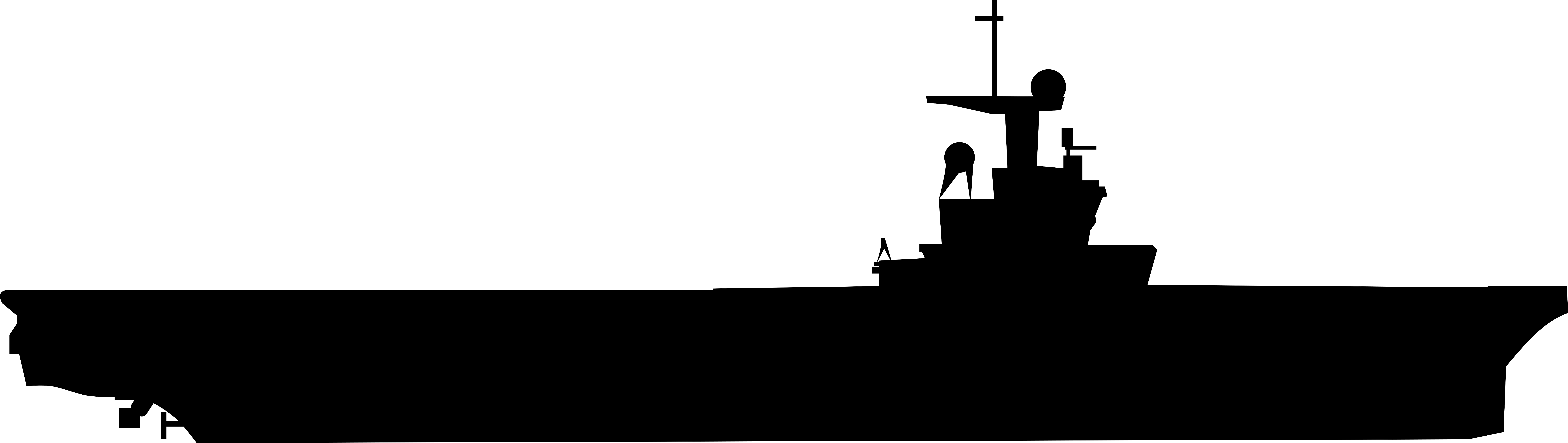 Picture Library Battleship Clipart Aircraft Carrier - Aircraft Carrier Silhouette Transparent (800x226), Png Download