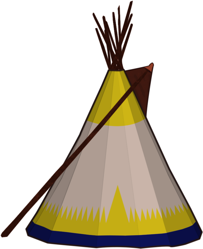 Teepee - Illustration (768x924), Png Download