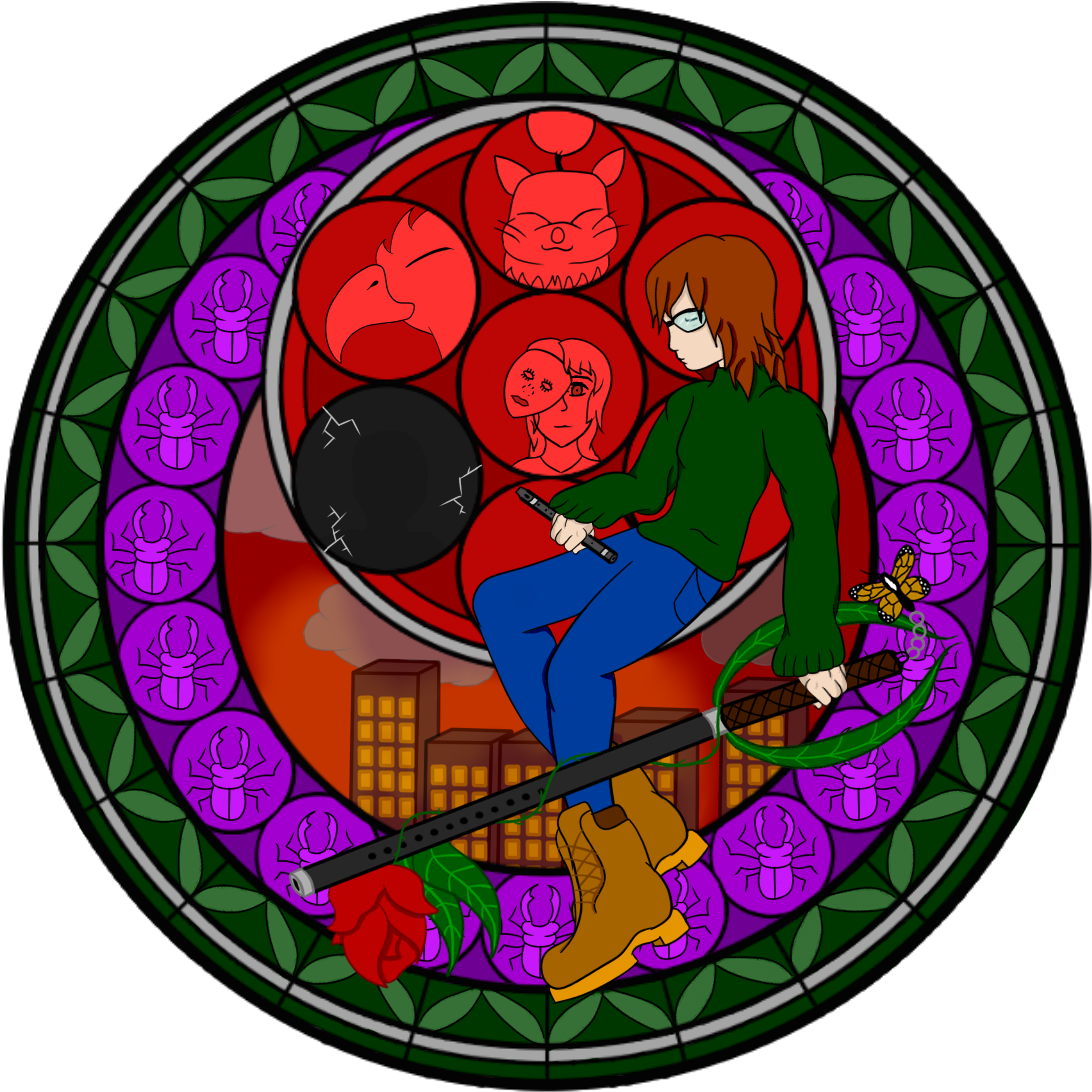 I Did The Thing - Stained Glass (1125x1124), Png Download
