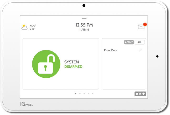 Qolsys Iq Panel - Iq Gen 2 Panel (735x506), Png Download