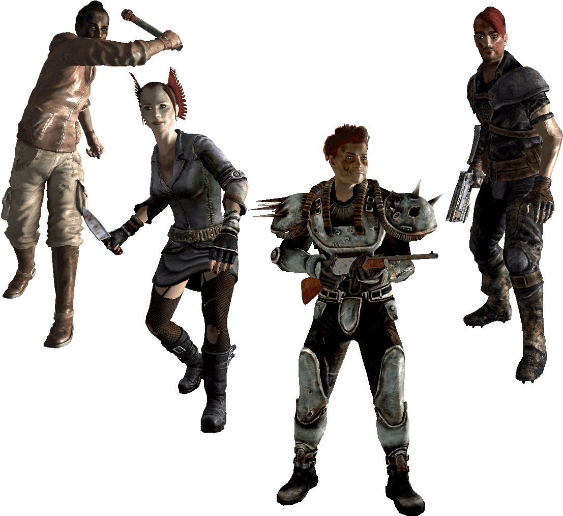 Fallout Gangs (1176x1056), Png Download