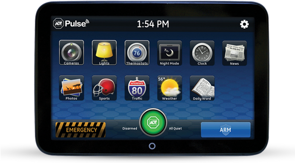 Adt Logos - Adt Touch Screen (581x369), Png Download