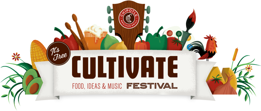 Cultivate Denver - Chipotle Cultivate Festival 2015 (923x400), Png Download