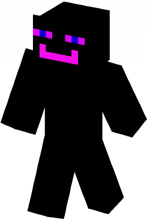 Black Skin Minecraft (289x440), Png Download