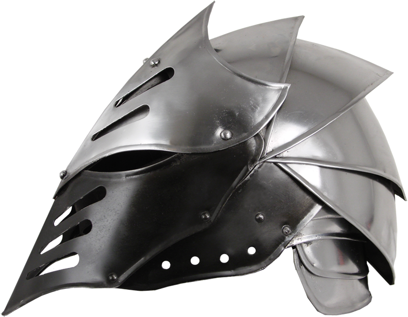This Is The Official Conquest Black Ice Helmet - Armor Venue: Ice Helmet Head Armour, Silver (849x849), Png Download