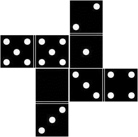 Dominoes - Polka Dot (447x446), Png Download