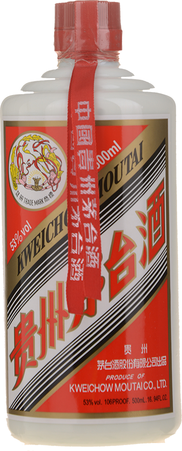 Kweichow Moutai Flying Fairy Abv 53% Moutai, Maotai - Baiju Moutai Baijiu Wine 500ml, Size: 1 Size (370x916), Png Download