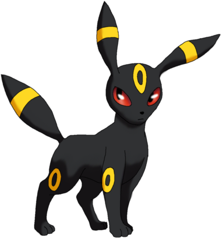 Transparent Umbreon Pokemon Crystal Jpg Transparent - Pokemon Umbreon (800x800), Png Download