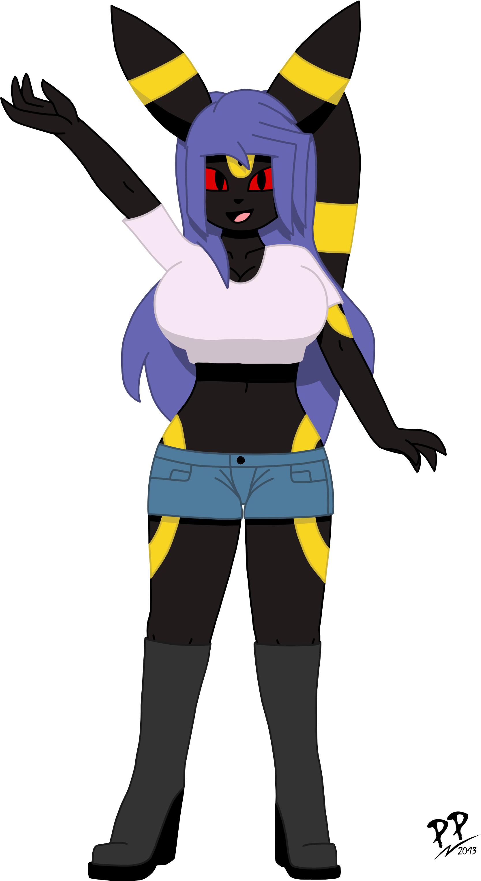 Diana The Umbreon - Umbreon (2000x3100), Png Download