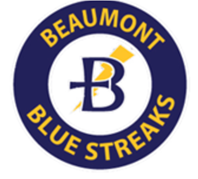 Beaumont School Blue Streaks - Emblem (480x355), Png Download