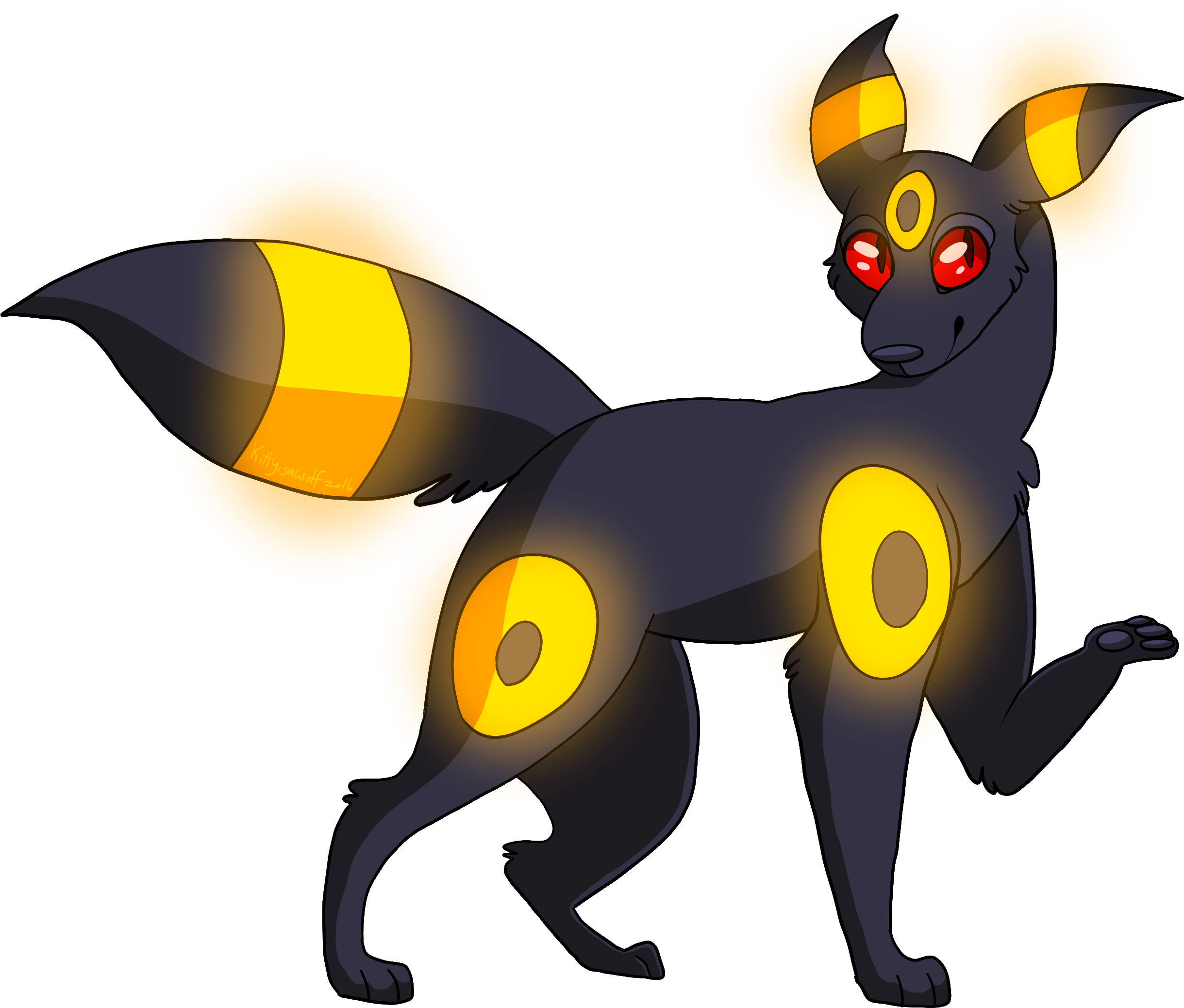 Transparent Umbreon Wolf Clip Art Transparent Stock - Deviantart (2539x2108), Png Download