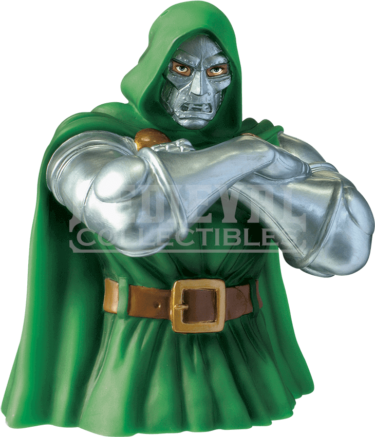 Doctor Doom Bust Bank - Dr Doom Bust Bank (850x850), Png Download