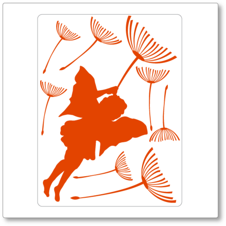 Flying Fairy Wall Decal - Flutterbye Flying Flower Fairy Doll (476x480), Png Download