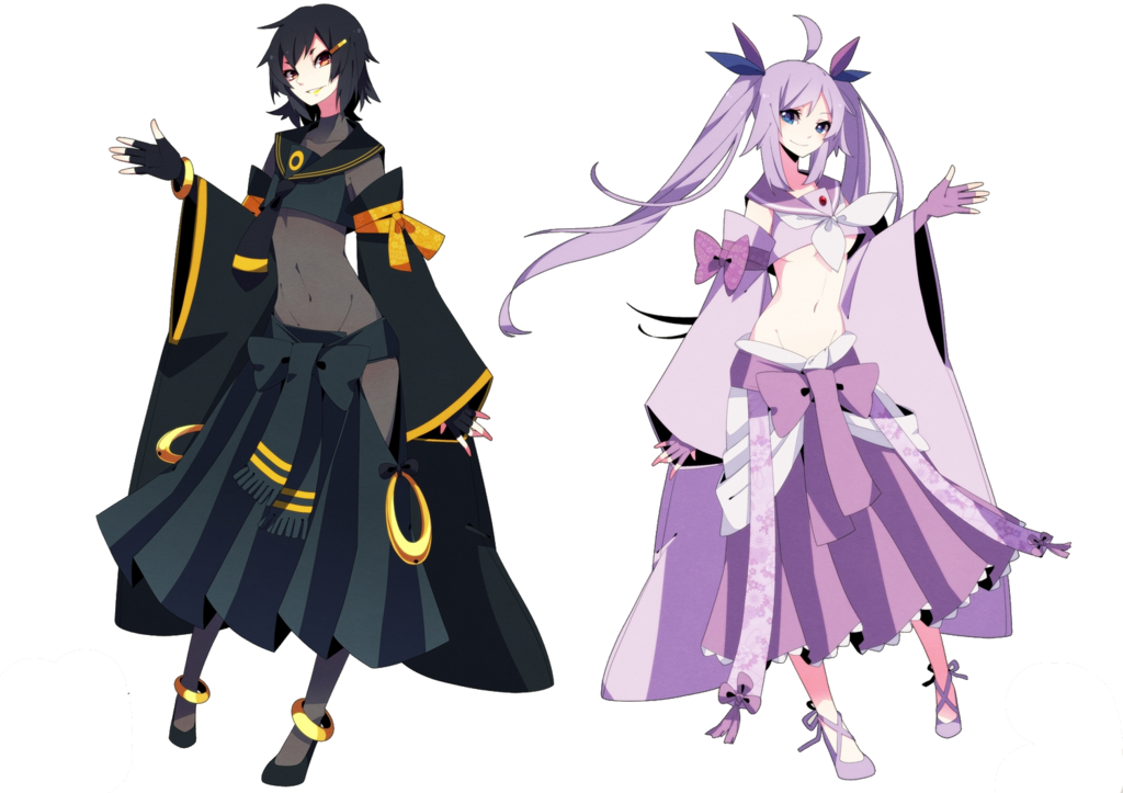 Espeon And Umbreon Human (1024x723), Png Download