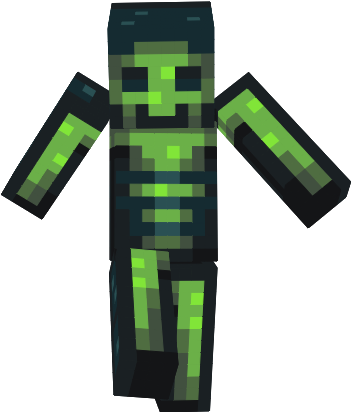 It Was This Cheap Badly Made Skeleton Costume , It - Minecraft Skeleton Costume Skin (350x421), Png Download