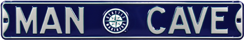 Seattle Mariners “man Cave” Authentic Street Sign - Toronto Maple Leafs Man Cave Sign (500x500), Png Download
