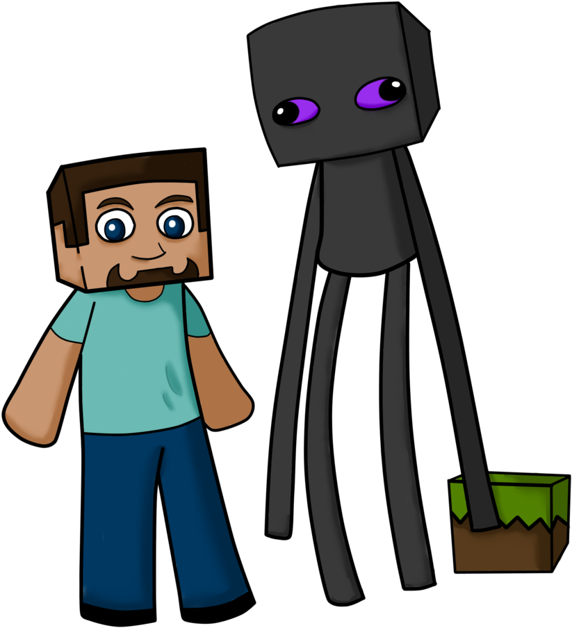 Nova Skin - Enderman Clipart (900x1107), Png Download