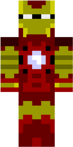Minecraft Skins Png Download - Download Skin Minecraft Iron Man (640x640), Png Download