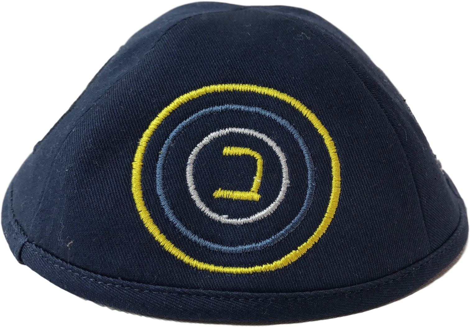 Concentric Circles Letter Yarmulke - Kippah (2016x1512), Png Download