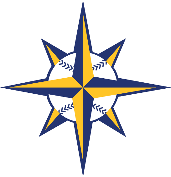 Stretched Canvas Print: Seattle Mariners Logo, 24x20in. (589x606), Png Download