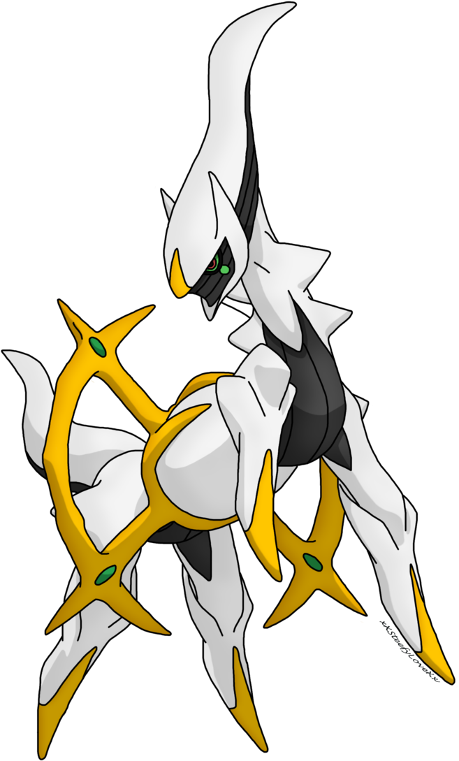 The God Pokemon, Arceus By Xxsteefylovexx Pokemon Bonitos, - God Pokemon (698x1143), Png Download