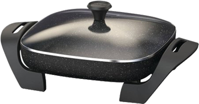 Starfrit 024400 002 0000 The Rock By Starfrit Electric - Rock By Starfrit 024400-002-0000 1200 W Electric Skillet (400x400), Png Download