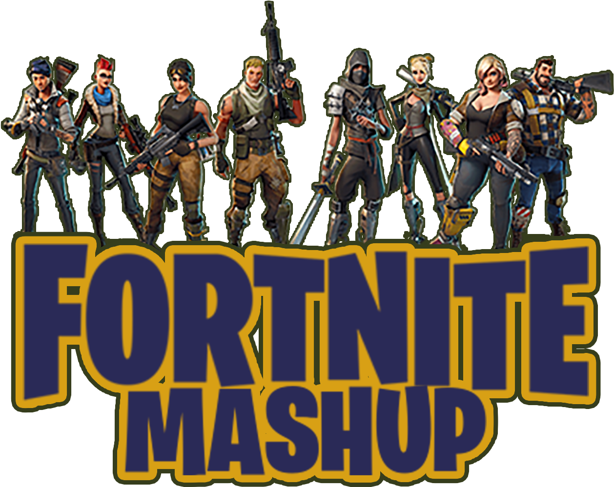 Fortnite Mashup - Fortnite (1275x1018), Png Download