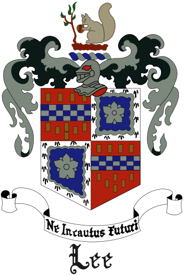 Lee Coat Of Arms - Lee Family Coat Of Arms (360x540), Png Download
