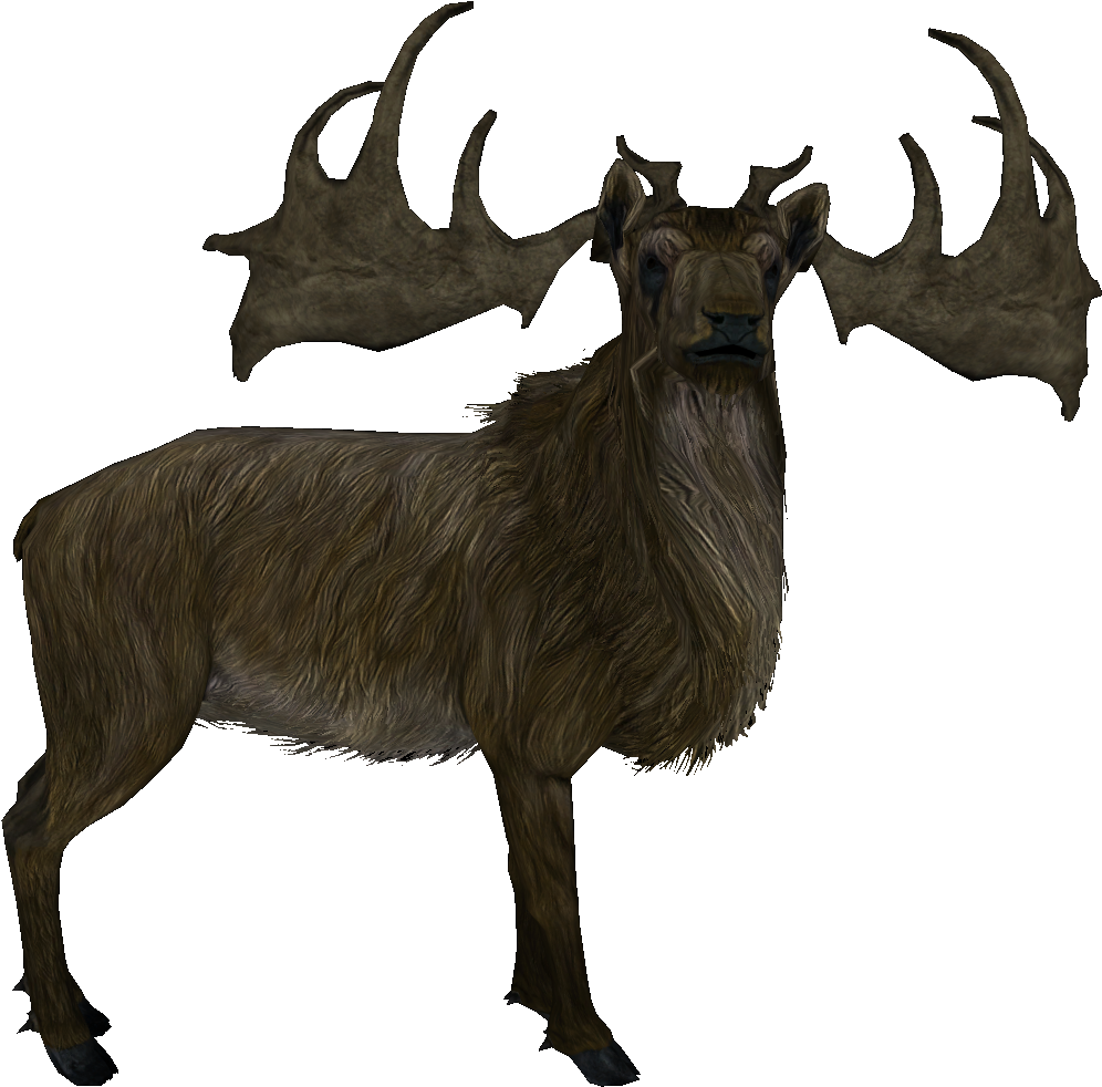 Skyrim Deer Png (1095x1076), Png Download