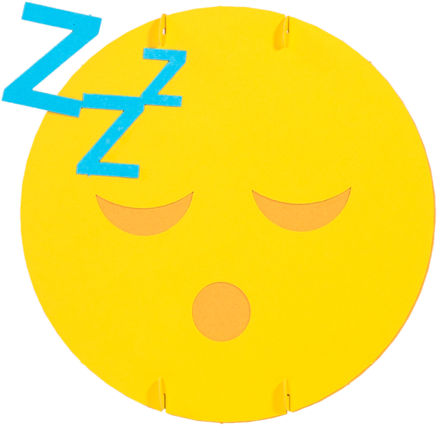 Emoji - Sleepy - Smiley (1280x720), Png Download