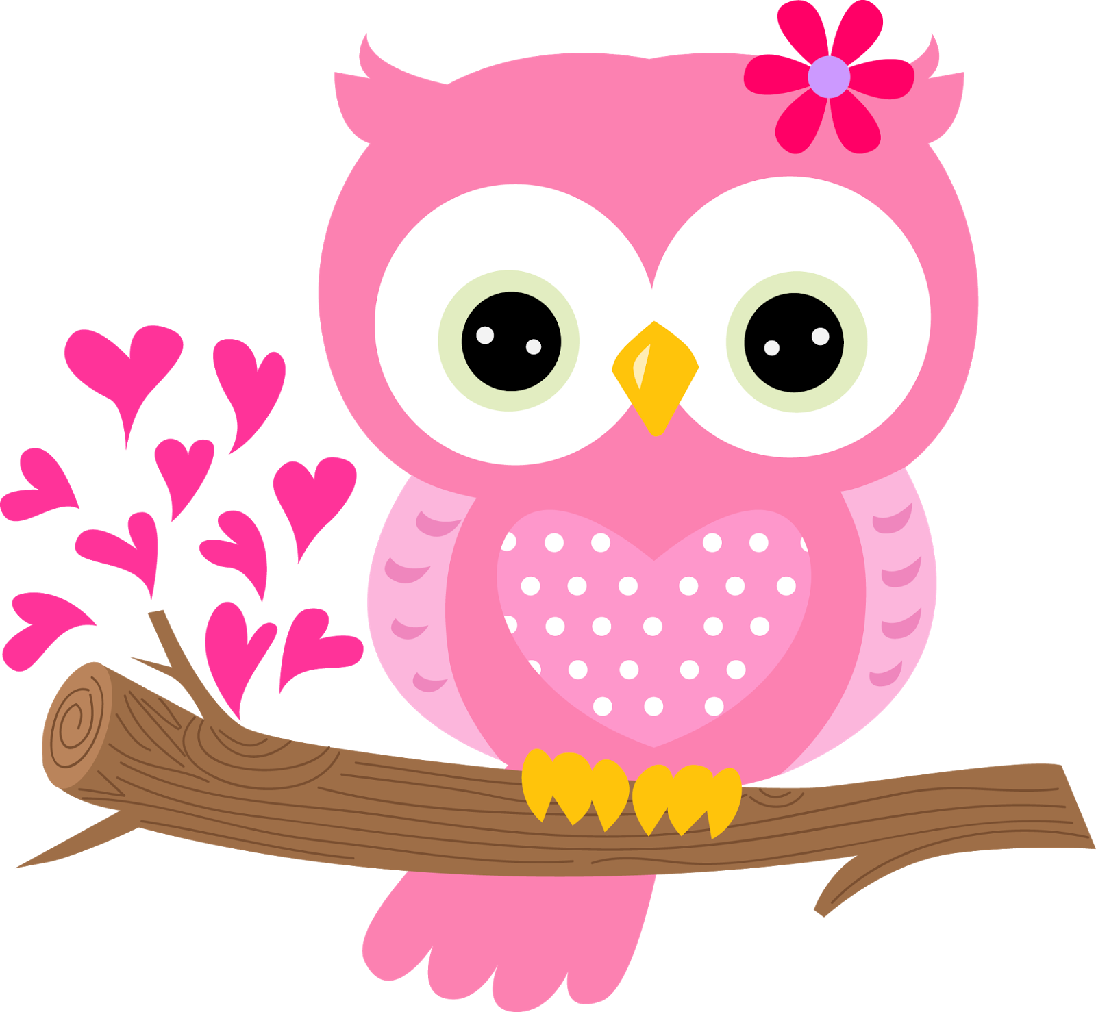 Girl Owl Png Picture Black And White Download - Pink Girl Valentine's Day Owl T-shirt Bodysuit Pink (1600x1478), Png Download