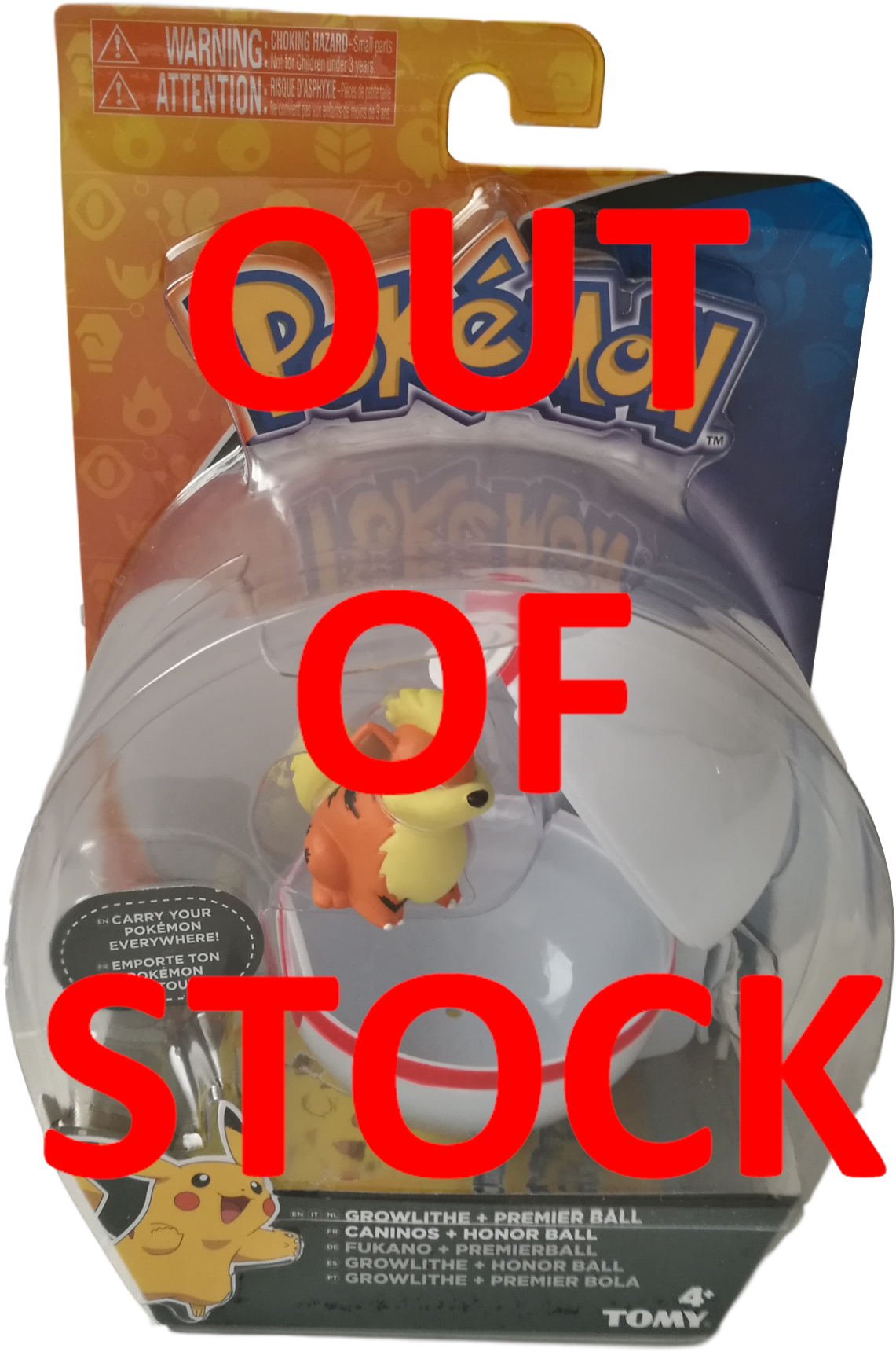 Tomy Pokemon Clip N Carry Pokeball Carbink (1374x1961), Png Download