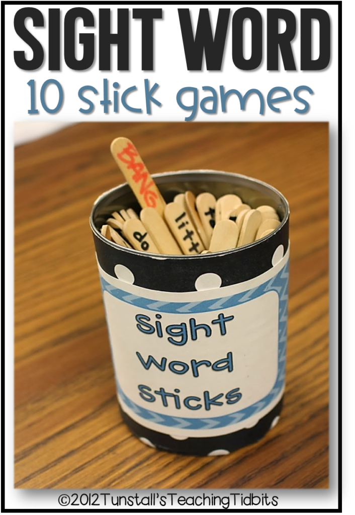 Sight Word Sticks Games - Sight Word (800x1055), Png Download