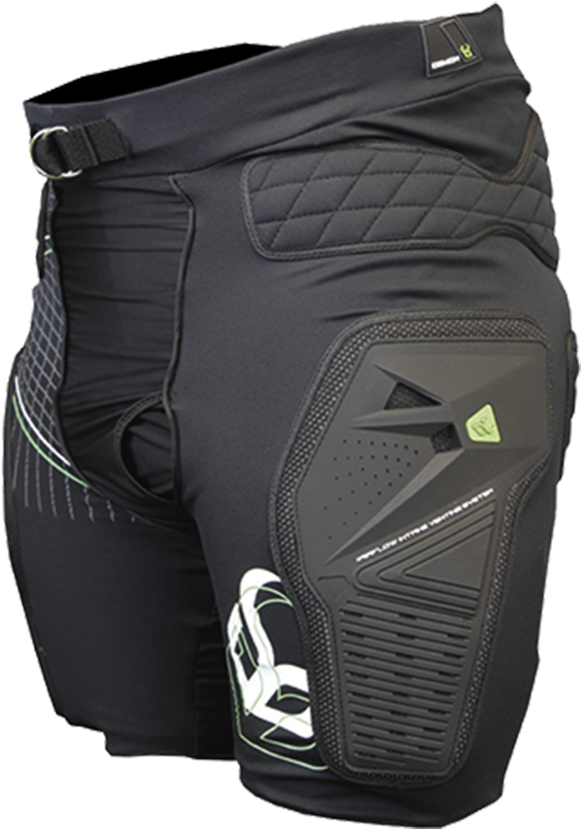 Shield Mtb Shorts V2 - Padded Mtb Shorts Armour (900x875), Png Download
