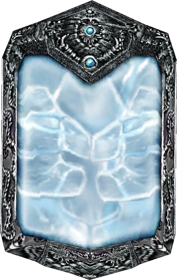 Ice Shield - Morrowind Ice Shield (600x1000), Png Download