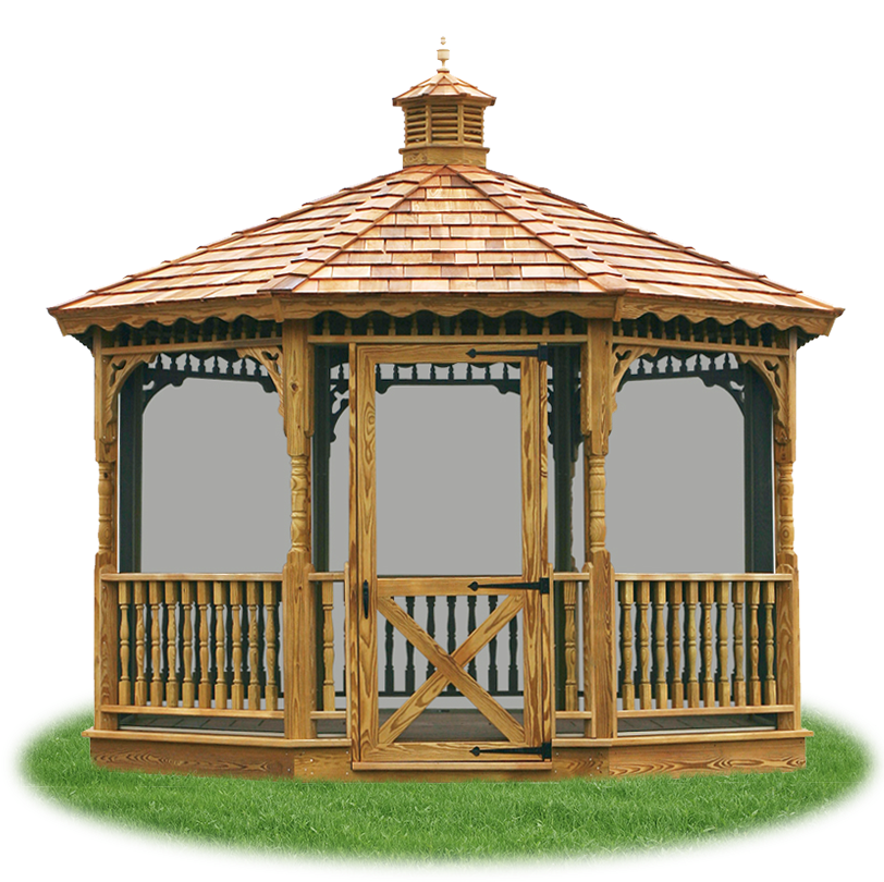 Clip Art Royalty Free Gazebos Pergolas Pavilions Pine - Gazebo (820x820), Png Download