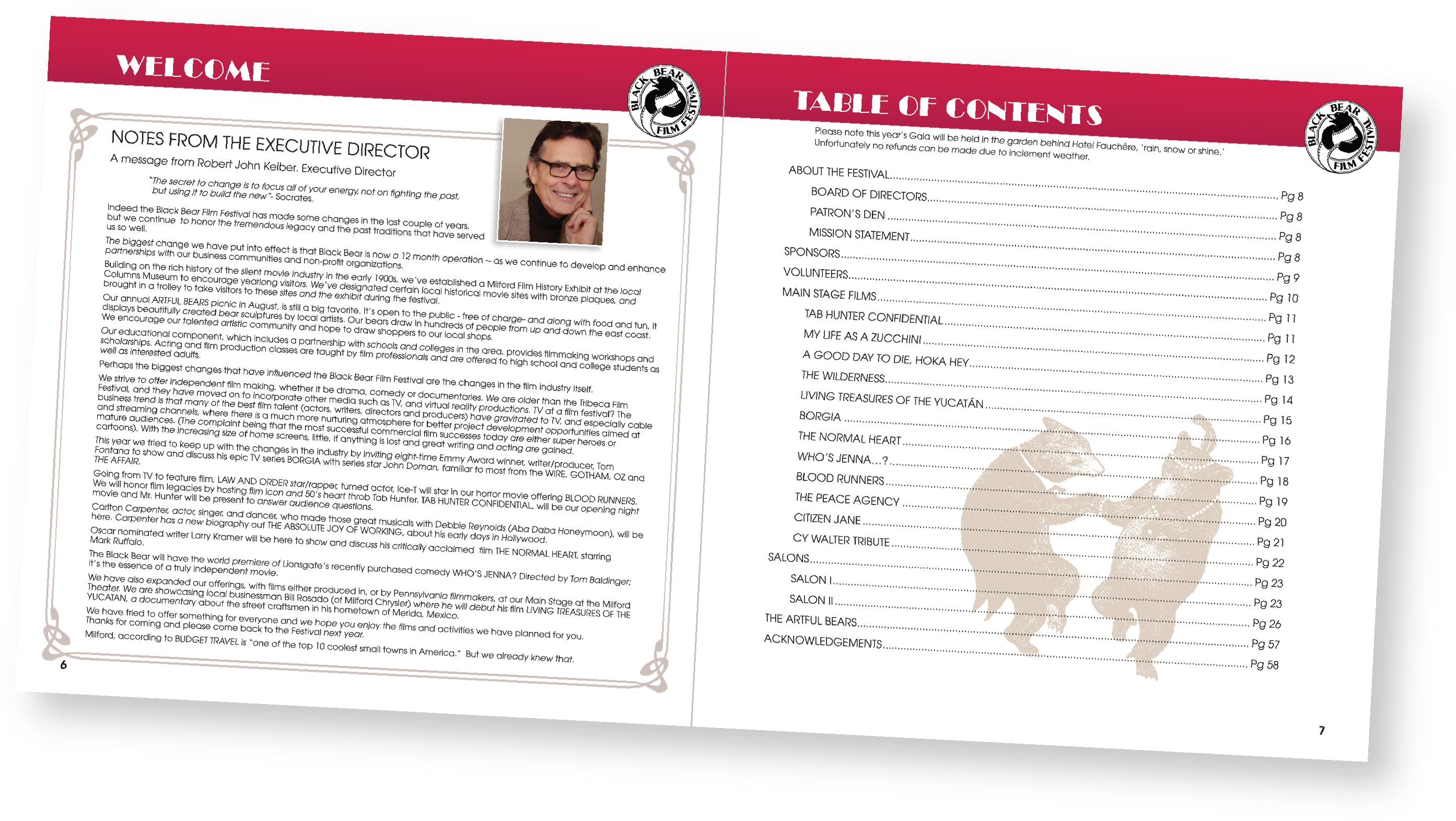 Black Bear Welcoming Letter - Document (2843x1710), Png Download