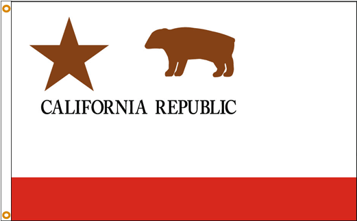 Bear Flag Republic Flag (520x416), Png Download
