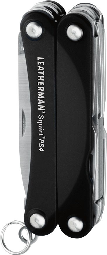 Squirt® Ps4 - Leatherman Squirt Es4 9 Tools Box Black (2000x2000), Png Download